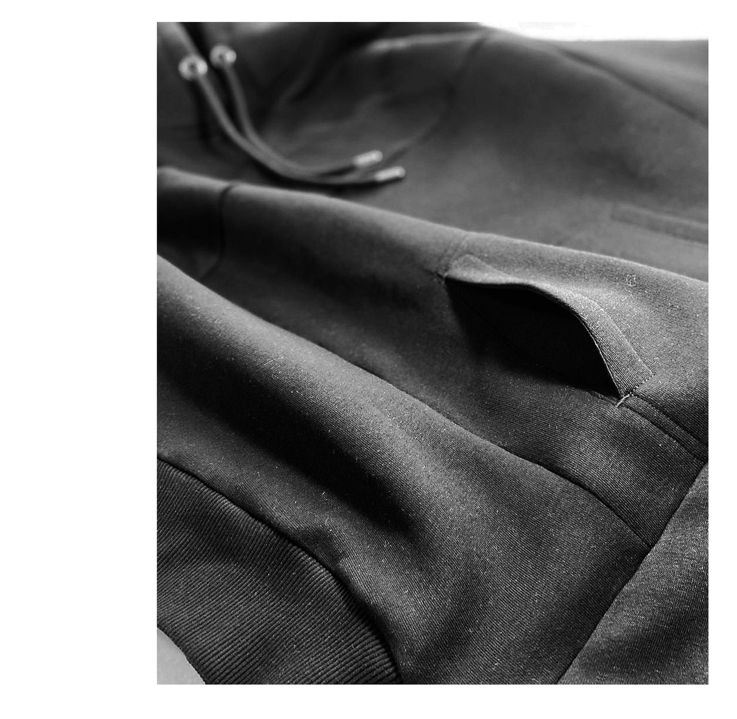 Hoodie Distressed 16-2001 woman black