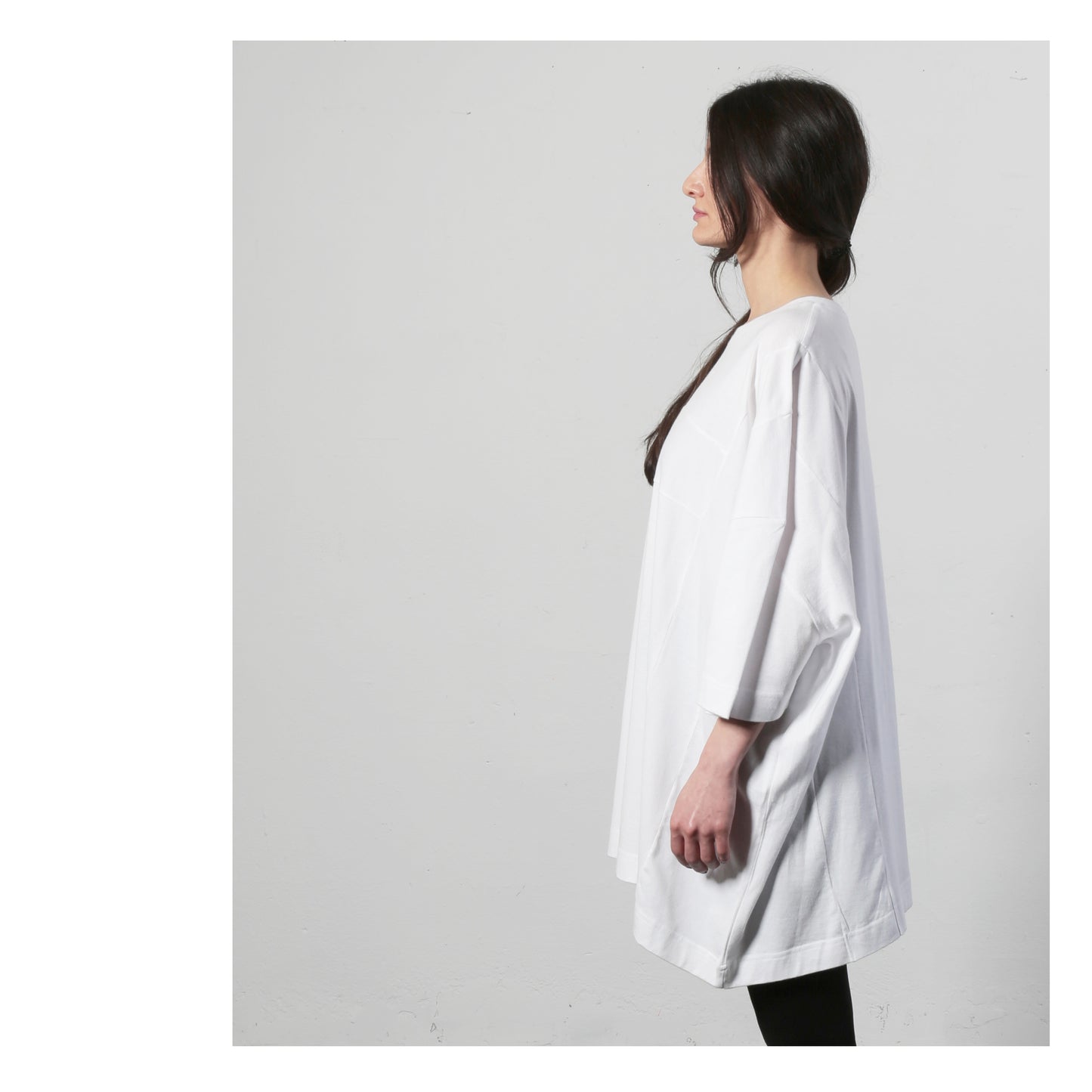 Tunic T-Shirt 15-0003 woman white