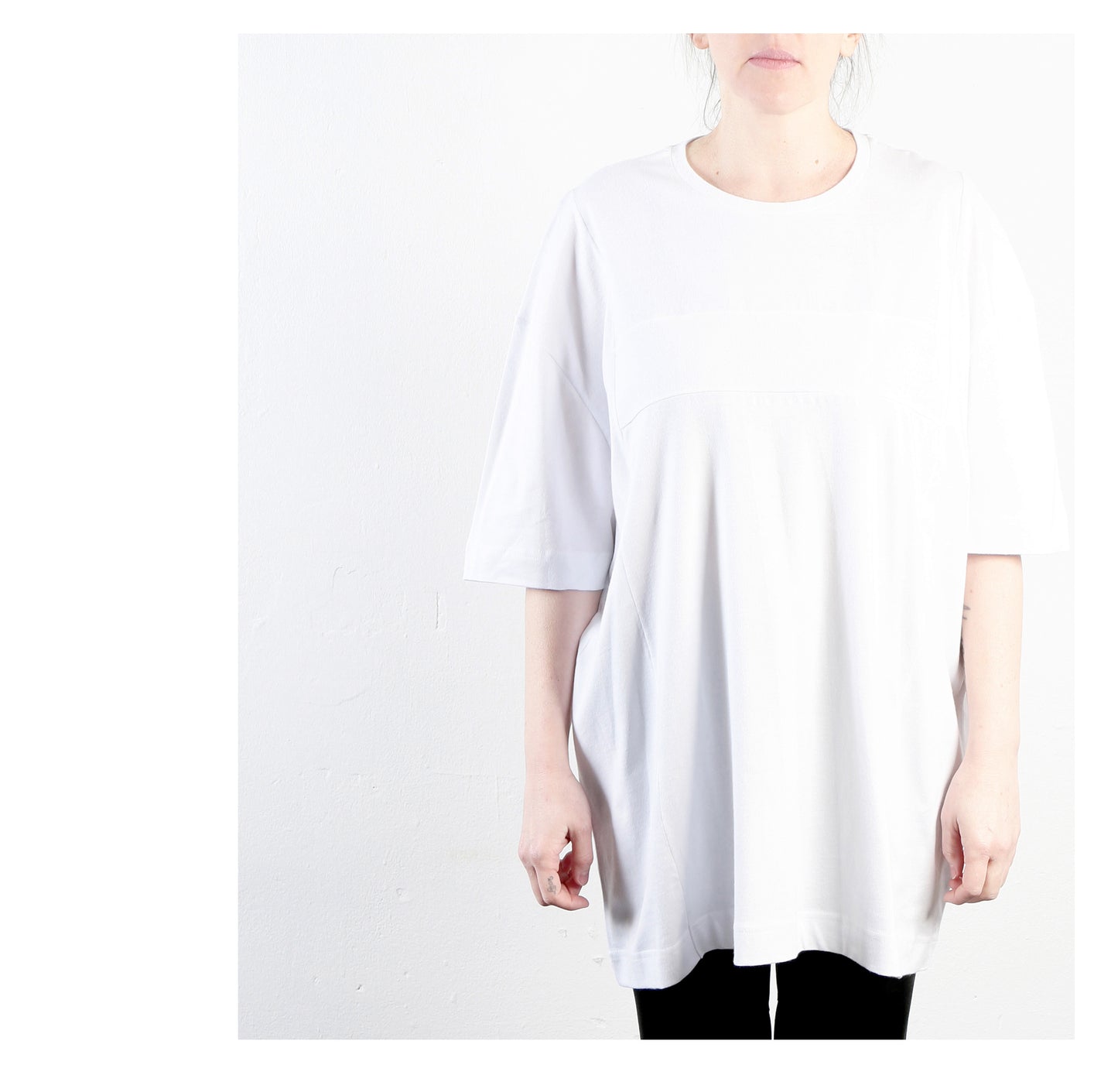 T-Shirt fab.mix 15-0001 woman white