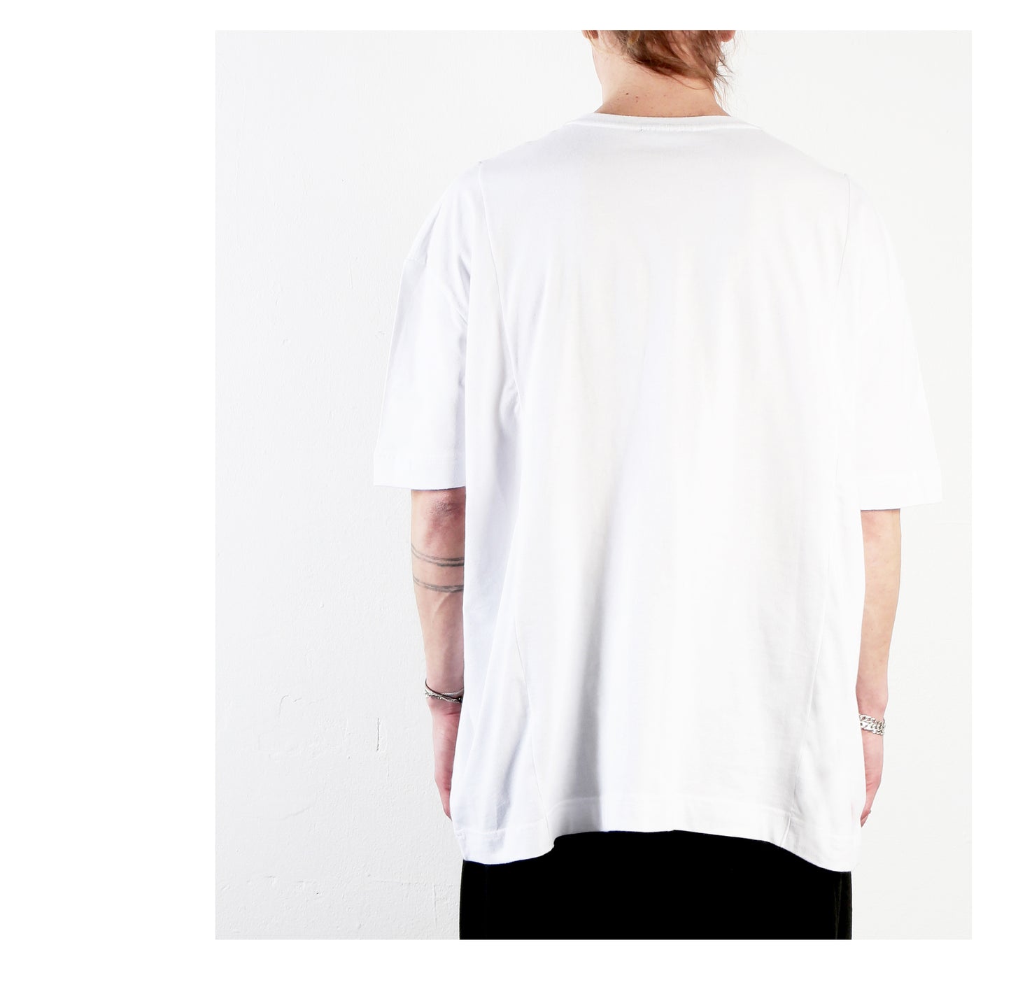 T-Shirt fab.mix 15-0001  man white