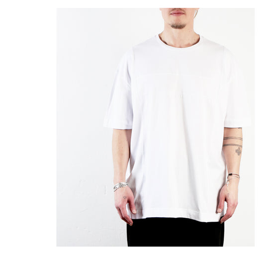 T-Shirt fab.mix 15-0001  man white