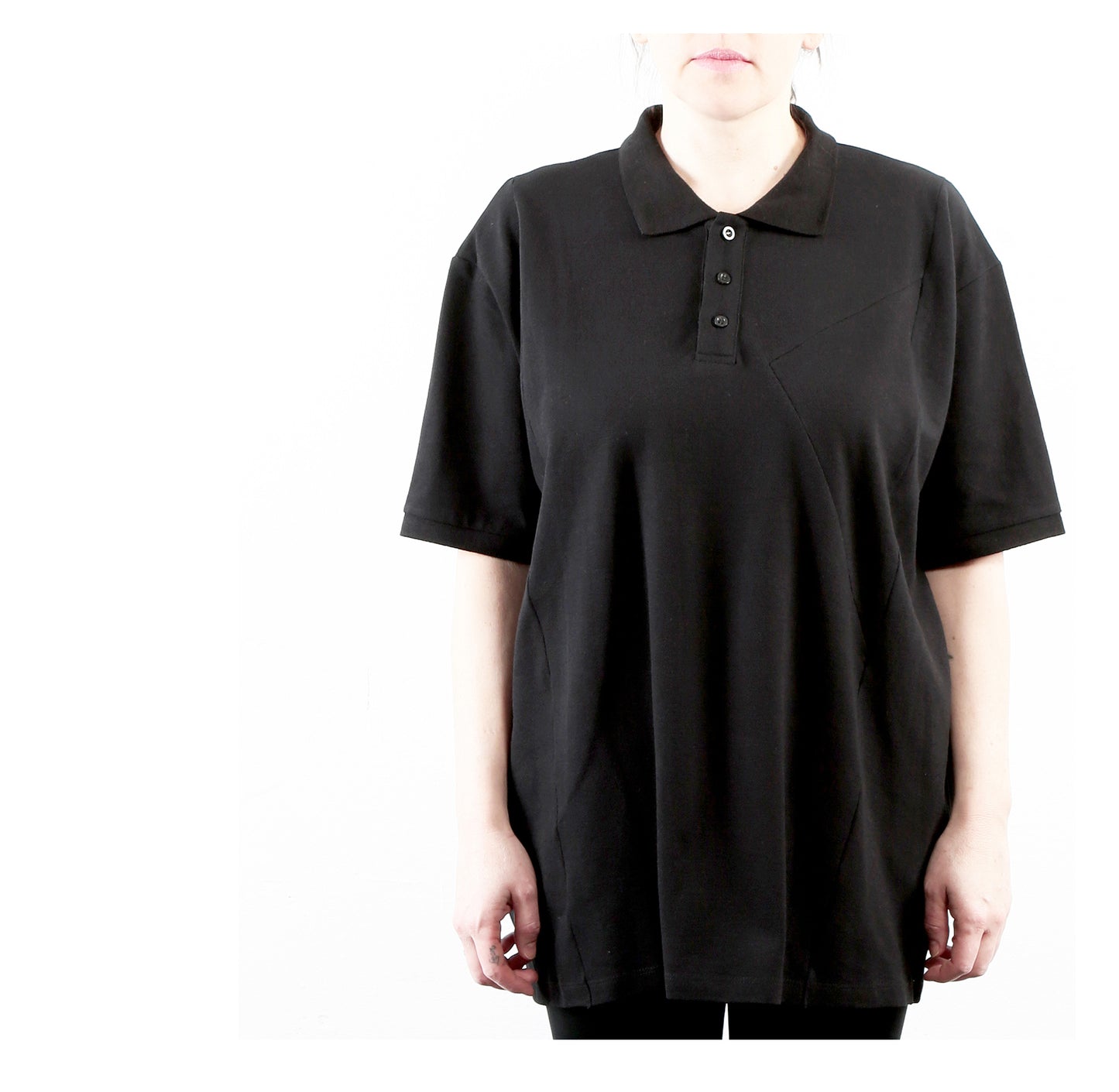 Wide T Polo 15-1002 woman black