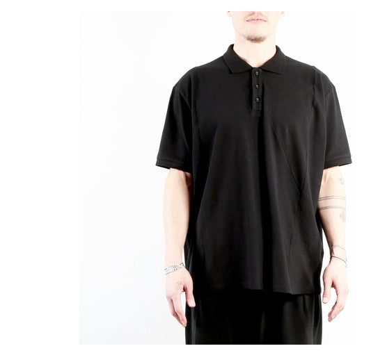 Wide T Polo 15-1002 man black