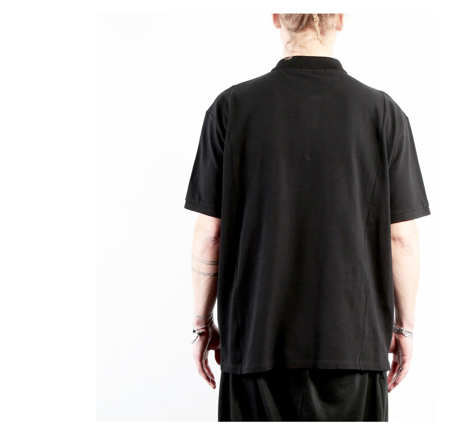 Wide T Polo 15-1002 man black