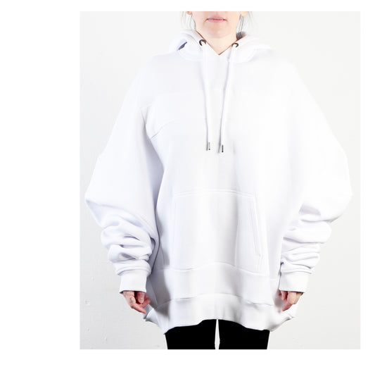 Super Wide Hoodie 15-2001 woman white