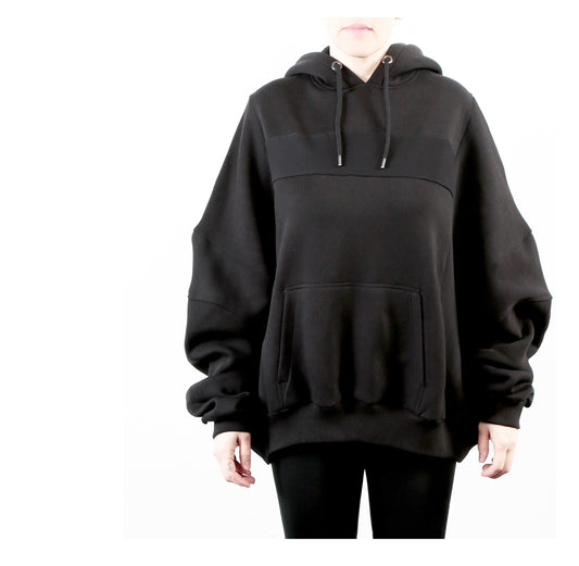 Wide Hoodie 15-2002 woman black