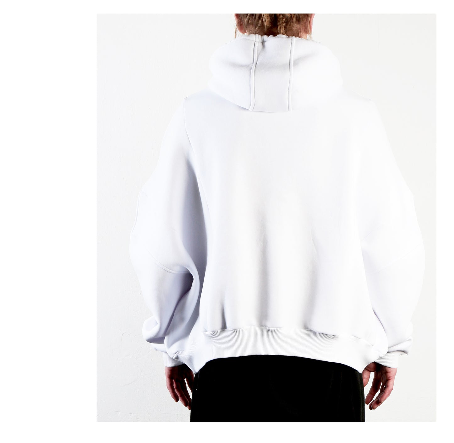 Wide Hoodie 15-2002 man white