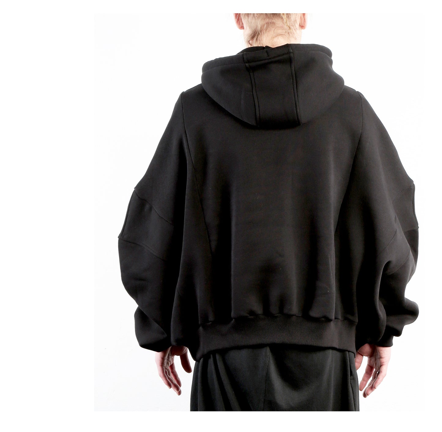 Wide Hoodie 15-2002 man black