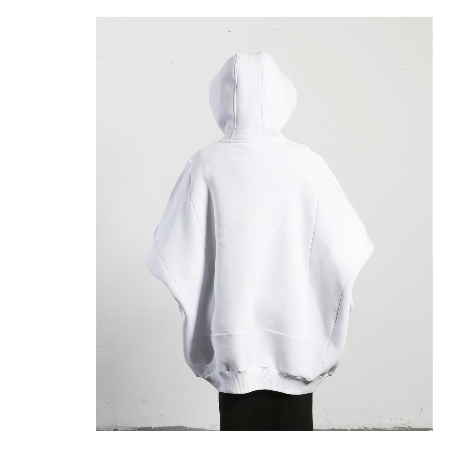Super Wide Hoodie 15-2001 woman white