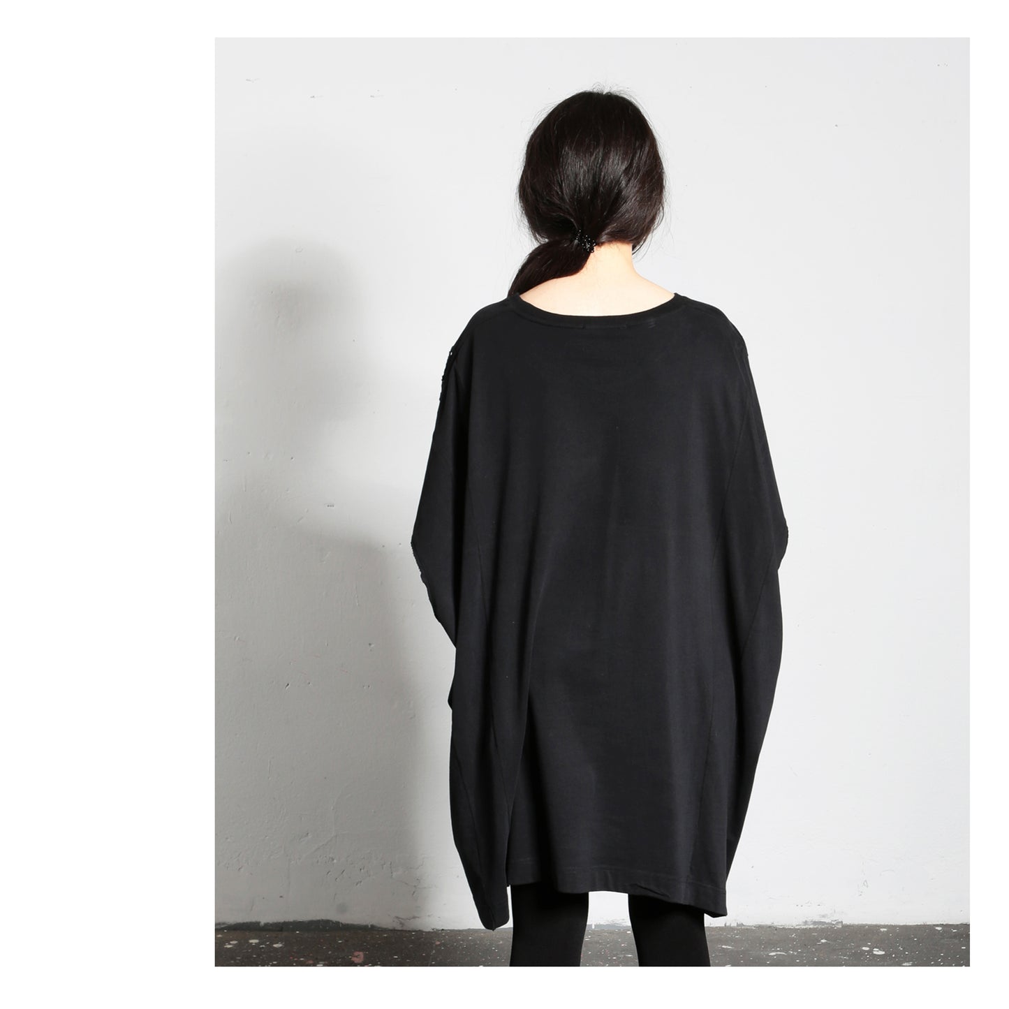 Tunuk T-Shirt Distressed 16-1001  woman black