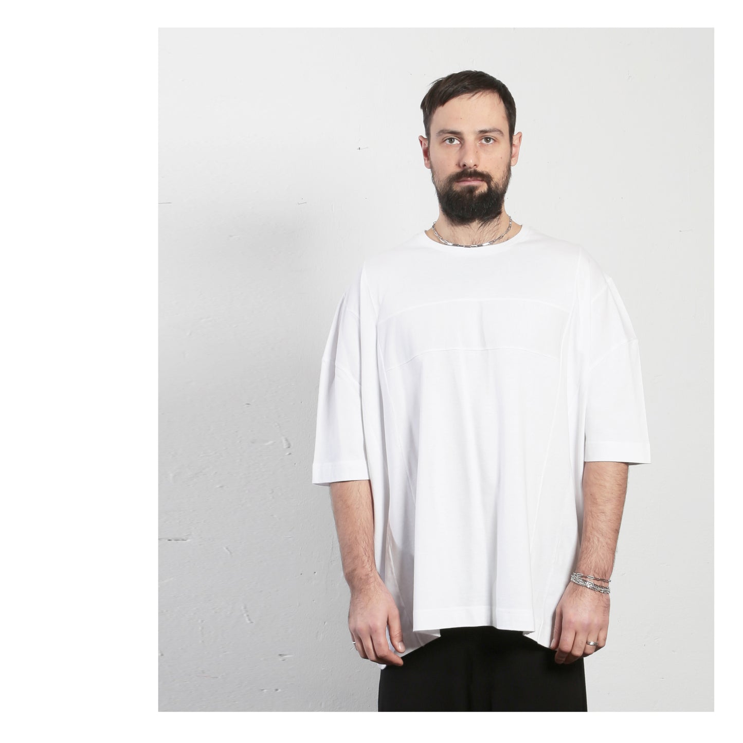 Tunic T-Shirt 15-0003 man white