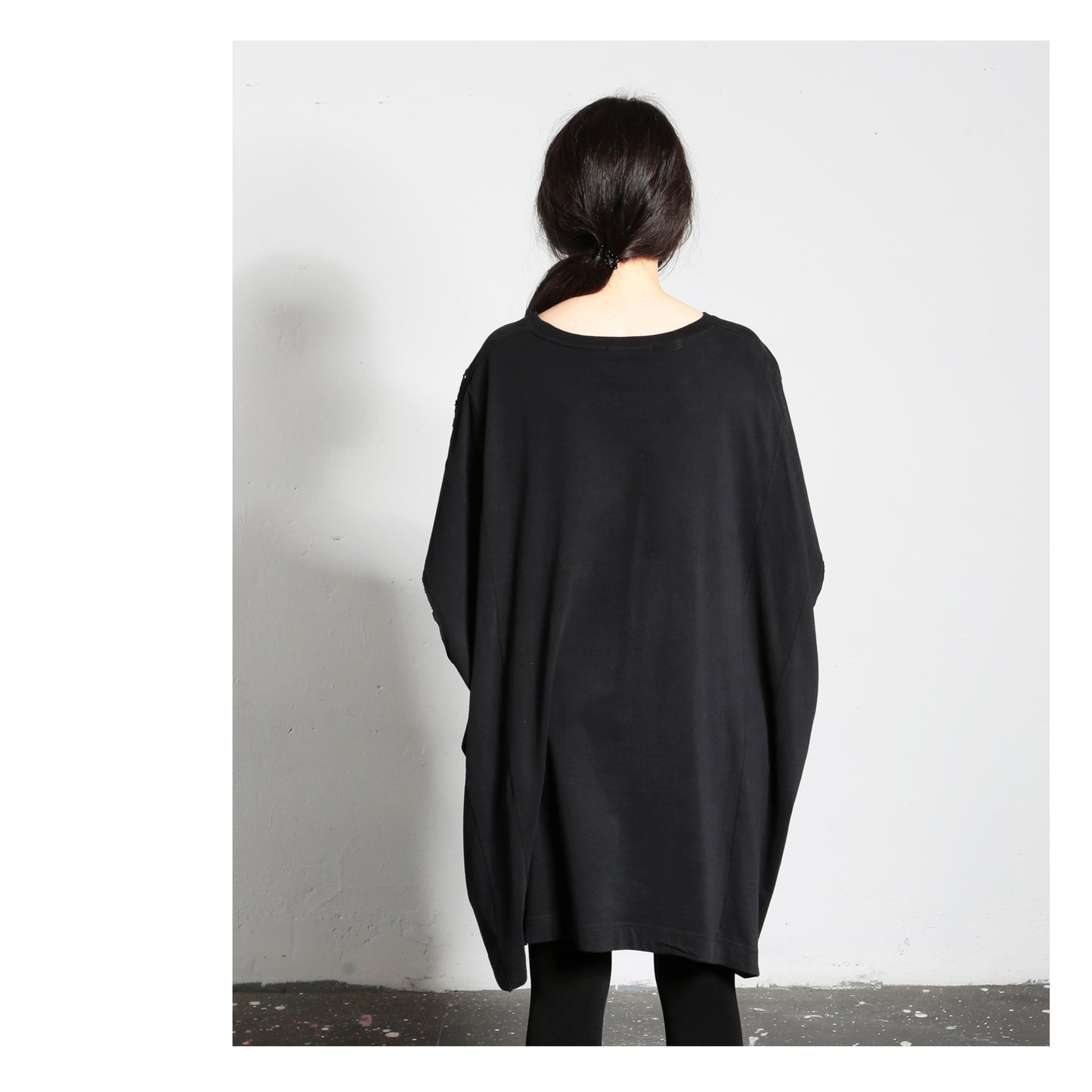 Tunic T-Shirt 15-0003 woman black