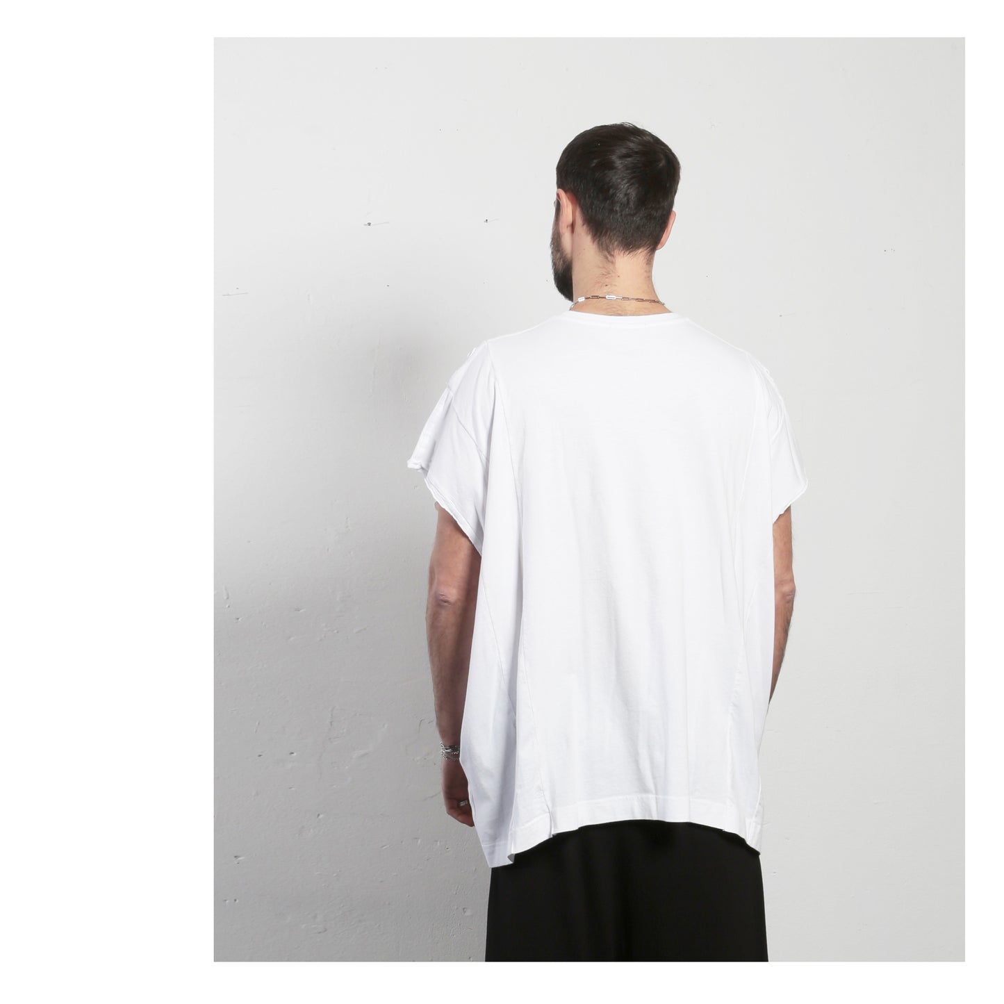 T-Shirt fab.mix 15-0001 man white