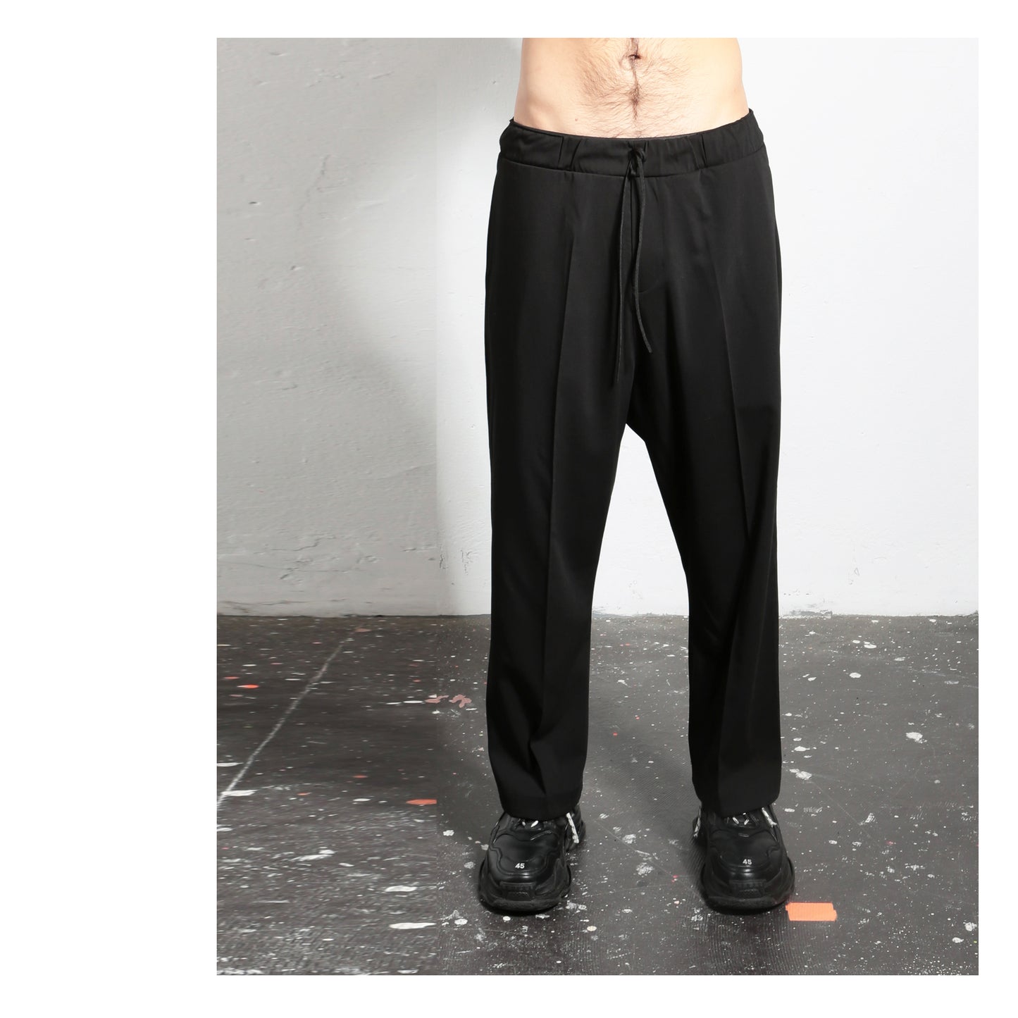 Wide Chino PT 16-0092  man black