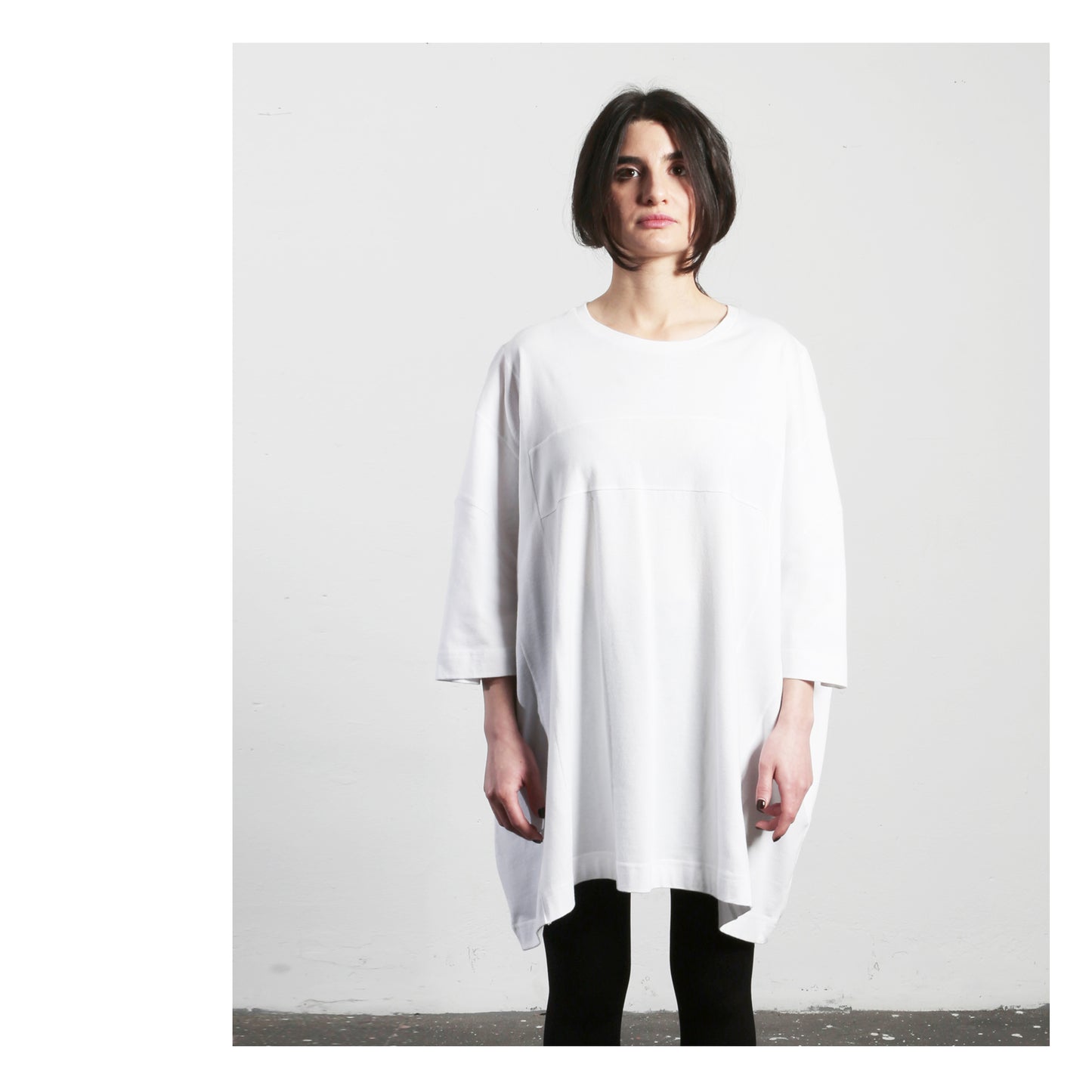 Tunic T-Shirt 15-0003 woman white