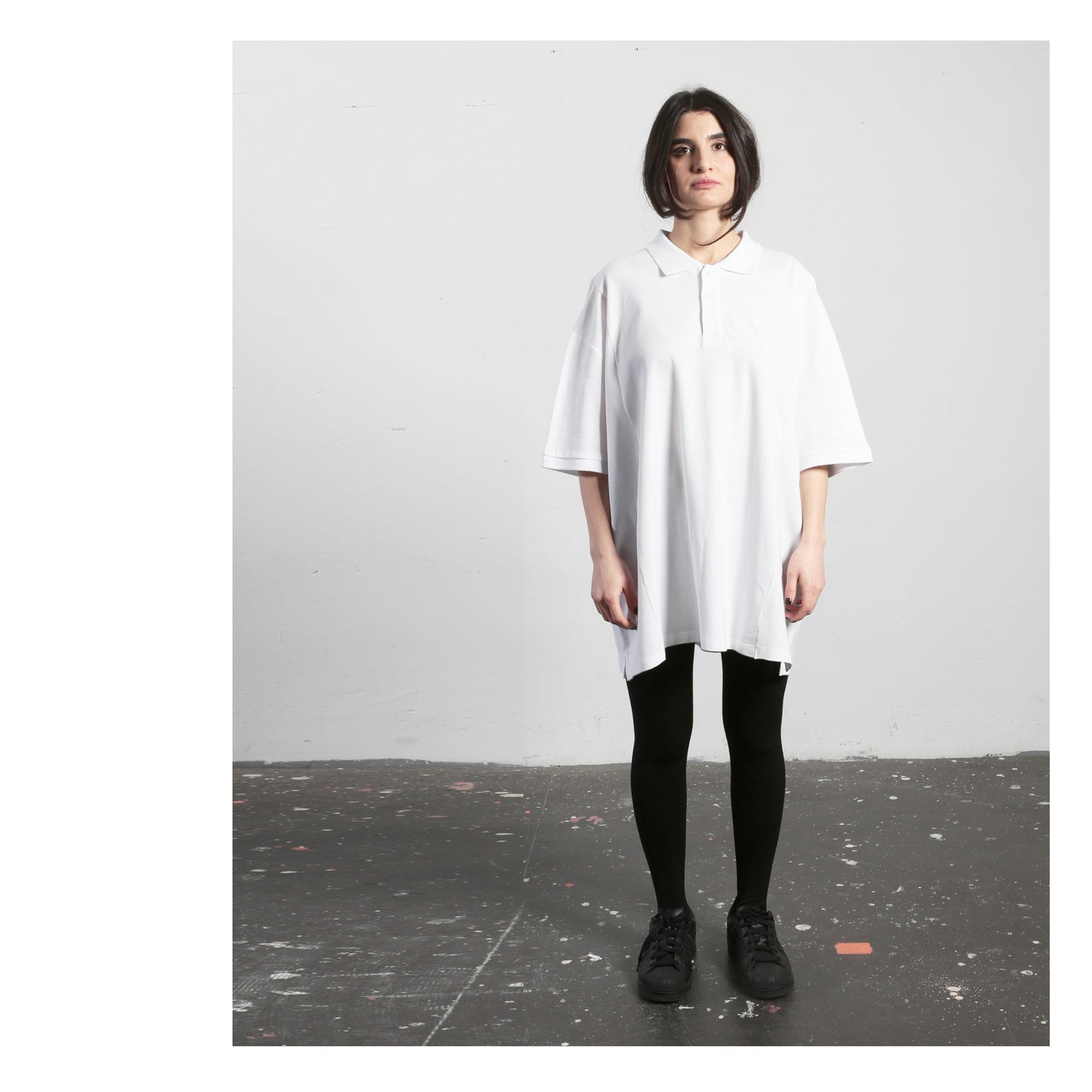 Wide T Polo 15-1002 woman white