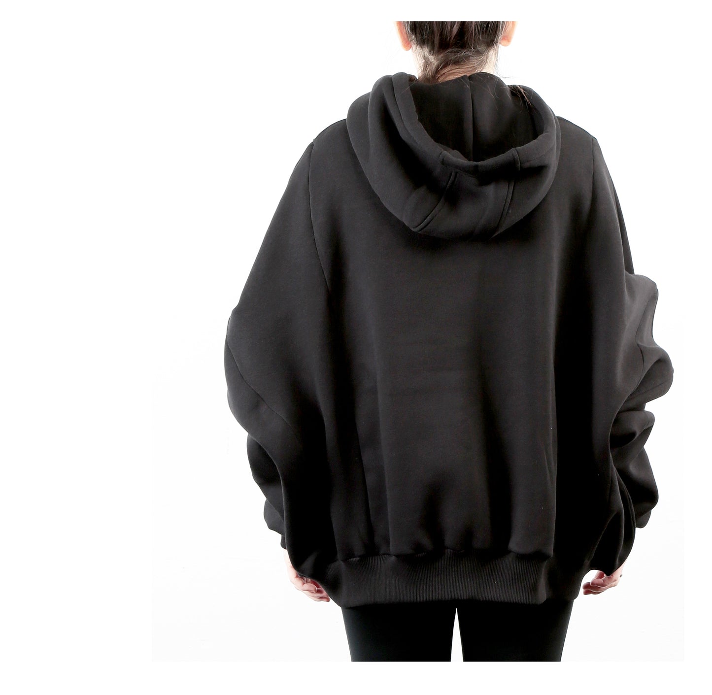 Wide Hoodie 15-2002 woman black