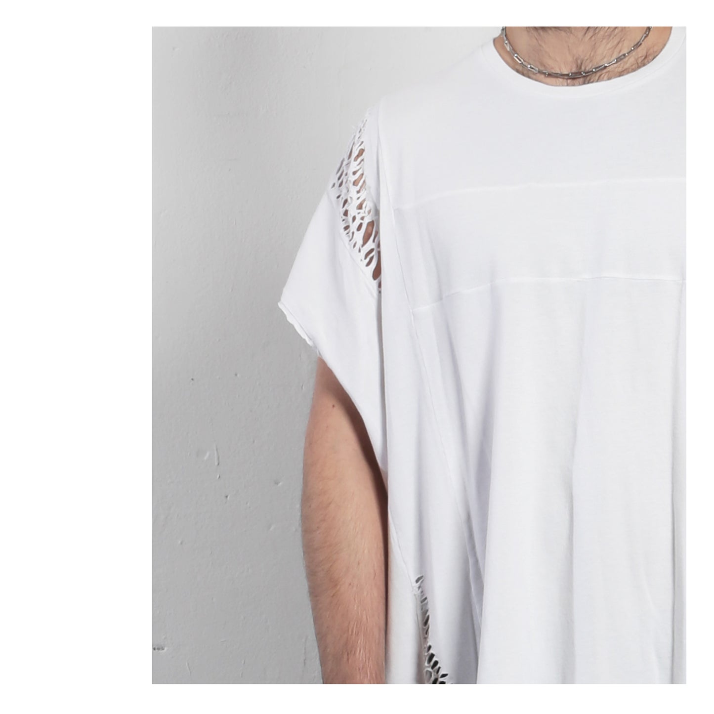 T-Shirt fab.mix 15-0001 man white