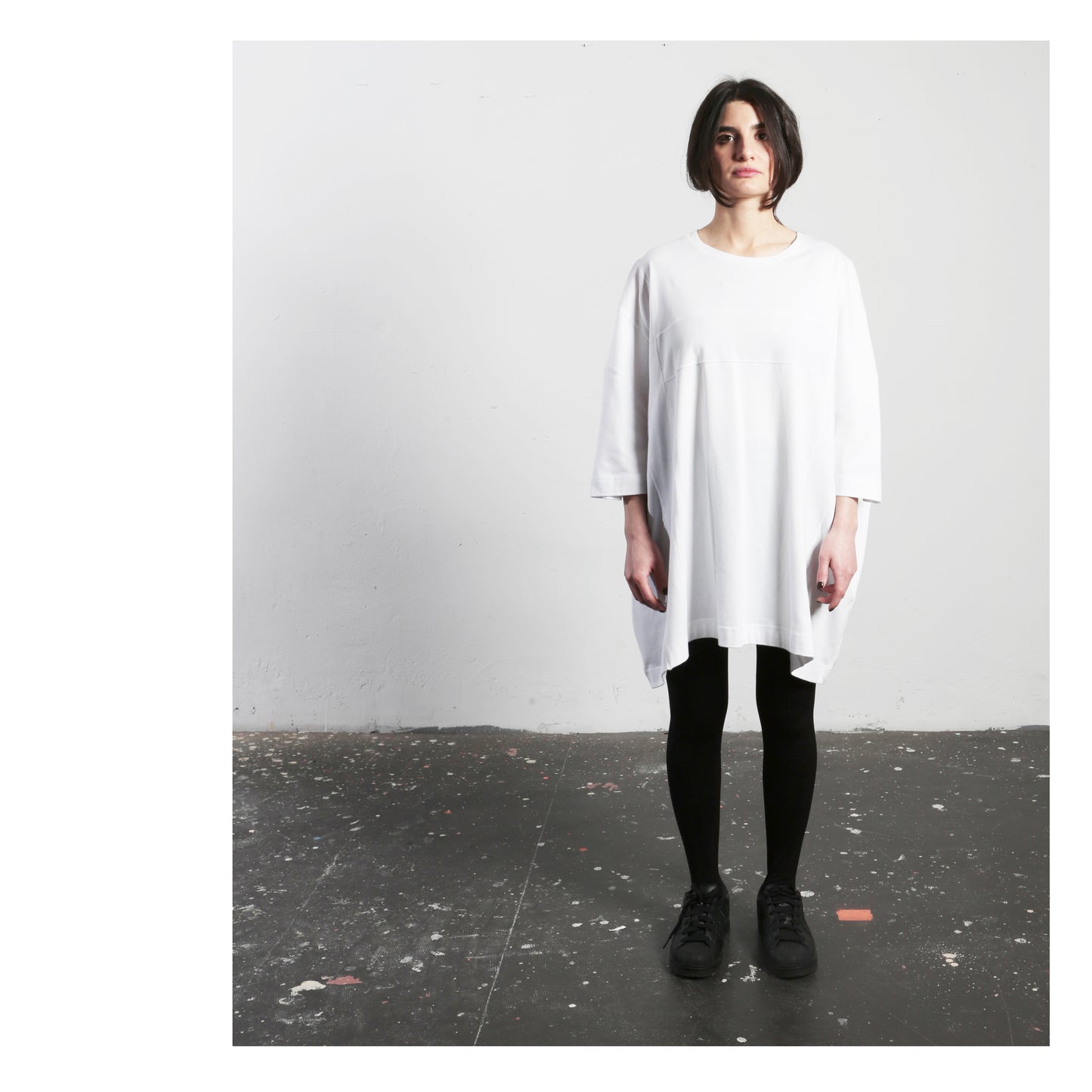 Tunic T-Shirt 15-0003 woman white