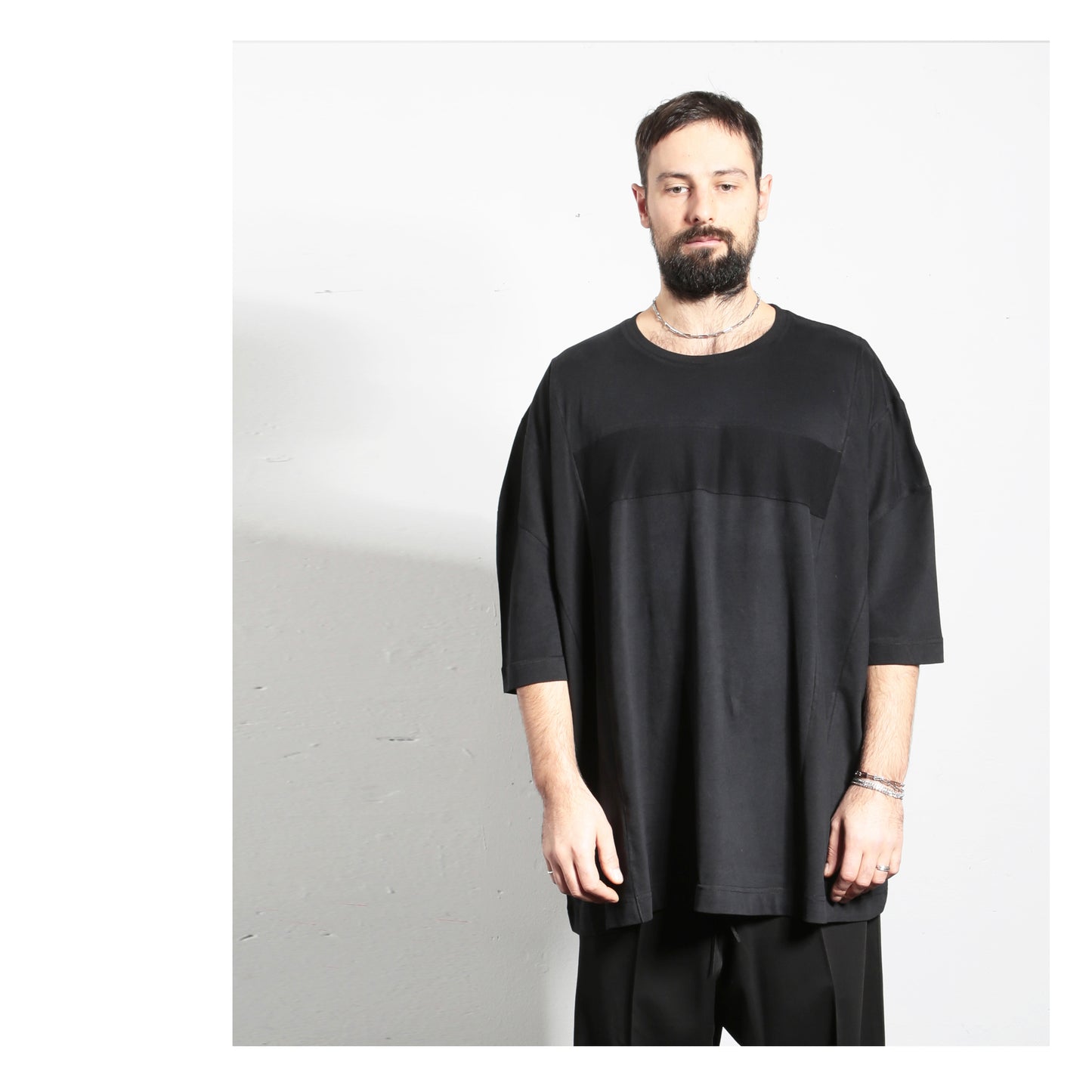 Tunic T-Shirt 15-0003 man black