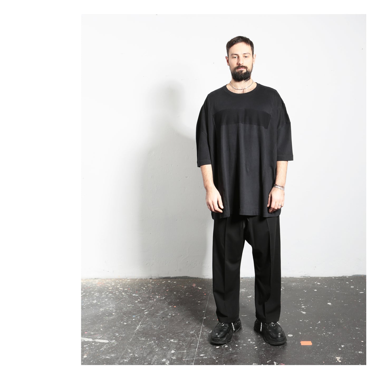 Tunic T-Shirt 15-0003 man black